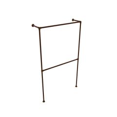 Kledingrek Trappes | Vintage Brown 33.7 mm | Vloer/Wand | DIY