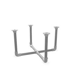 Bijzettafel Flachau | Staal 33.7 mm | DIY