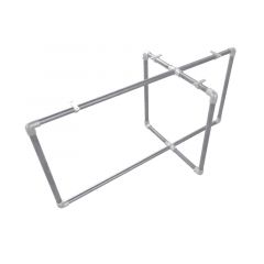 Tafel Innsbruck | Zwart 42.4 mm | Voet | DIY