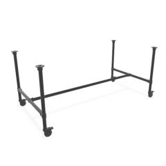 Tafel Villach| Zwart 33.7 MM | Wiel | DIY