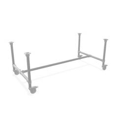 Tafel Villach| Staal 42.4 MM | Wiel | DIY