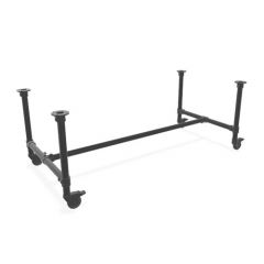 Tafel Villach| Zwart 48.3 MM | Wiel | DIY