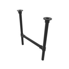 Tafelpoot Weiz | Zwart 42.4 mm | Dop | DIY