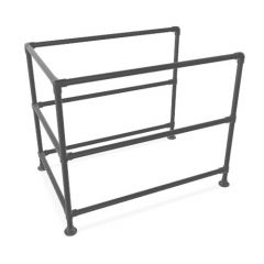 Traphek Kranj | Zwart 33.7 mm | Voet | DIY