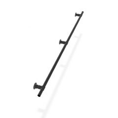 Trapleuning Valga | Aluminium Zwart 33.7 mm | Wand | DIY