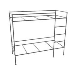 Stapelbed Lugano | Zwart 26.9 mm | Voet | DIY