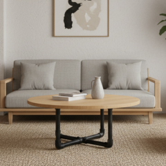 Bijzettafel Flachau | Zwart 33.7 mm | DIY