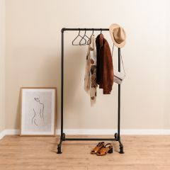 KLEDINGREK MARSEILLE | ZWART 26.9MM | VOET | DIY