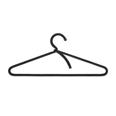Rope Hanger | Kledinghanger | Zwart