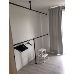 Kledingrek Rouen| RVS 28.0 mm | Vloer/Wand | DIY