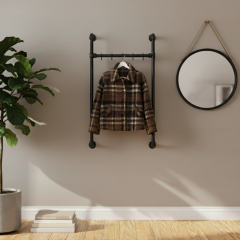 Kapstok Lincoln | Zwart 33.7 mm | Wand | DIY