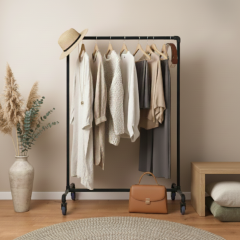 Kledingrek Montpellier | Zwart 26.9 mm | Wiel | DIY