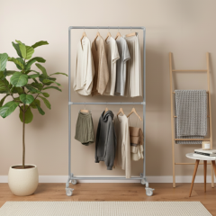 Kledingrek Montpellier | Staal 26.9 mm | Wiel | DIY