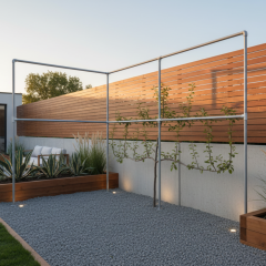 Leiboom frame Sandnes | Staal 33.7 mm | Vrijstaand | DIY