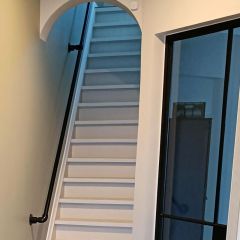 Trapleuning Tartu | Zwart 33.7 mm | Wand | DIY