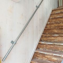 Trapleuning Rapla | Staal 33.7 mm | Wand | DIY