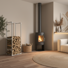 Haardhout opslag Stockholm | Staal 26.9 mm | Vloer | DIY