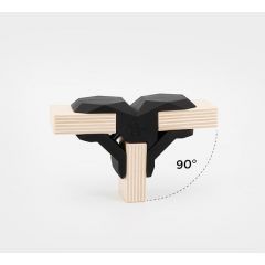 Playwood - 90° Connectors - Zwart