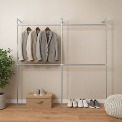 Kledingrek Tours | Staal 26.9 mm | Vloer/Wand | DIY