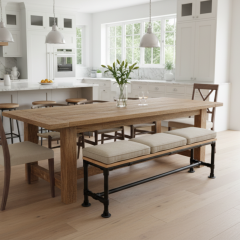 Bankje Triesen | Zwart 33.7 mm | Voet | DIY