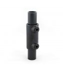 Buiskoppeling - Koppelmof Uitwendig - 26,9mm zwart