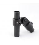 Buiskoppeling - Enkel Scharnierstuk - 33,7mm - zwart