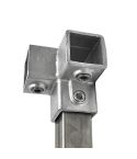 Drieweg Kniestuk 90° - vierkant (40mm)