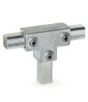 Kort T-Stuk - vierkant (40mm)