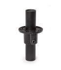 Buiskoppeling - Ronde Voetplaat - 26,9 mm zwart