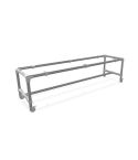 Bankje Eschen | Staal 33.7 mm | Wiel | DIY