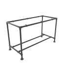 Bartafel Venice Duo | Aluminium Zwart 42.4 mm | Voet | DIY