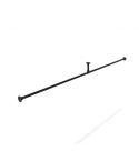 Gordijnroede Mendoza | Zwart 26.9 mm | Wand/Plafond | DIY
