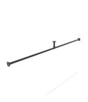 Gordijnroede Mendoza | Zwart 33.7 mm | Wand/Plafond | DIY