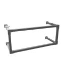 Kapstok Bristol | Vierkant Zwart 25x25 mm | Wand | DIY