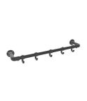 Kapstok Leeds | Zwart 33.7 mm | Wand | DIY