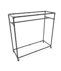 Kledingrek Metz | Zwart 33.7 mm | Wiel | DIY