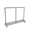 Kledingrek Montreuil XL | Zwart 33.7 mm | Wiel | DIY