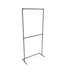 Kledingrek Nantes | Zwart 33.7 mm | Staand | DIY