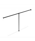 Kledingrek Rouen| Zwart 33.7 mm | Vloer/Wand | DIY