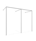 Pergola Zagreb | Staal 42.4 mm | Wand | DIY