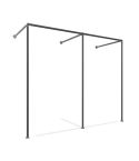 Pergola Zagreb | Staal 42.4 mm | Wand | DIY