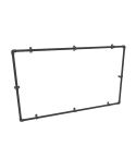 Spandoekframe | Aluminium Zwart 42.0 MM | Wand | DIY