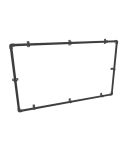 Spandoekframe | Aluminium Zwart 48.0 MM | Wand | DIY