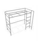 Hoogslaper Basel | Staal 33.7 mm | Voet | DIY