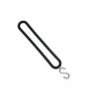Spanrubber met S-haak 25 cm