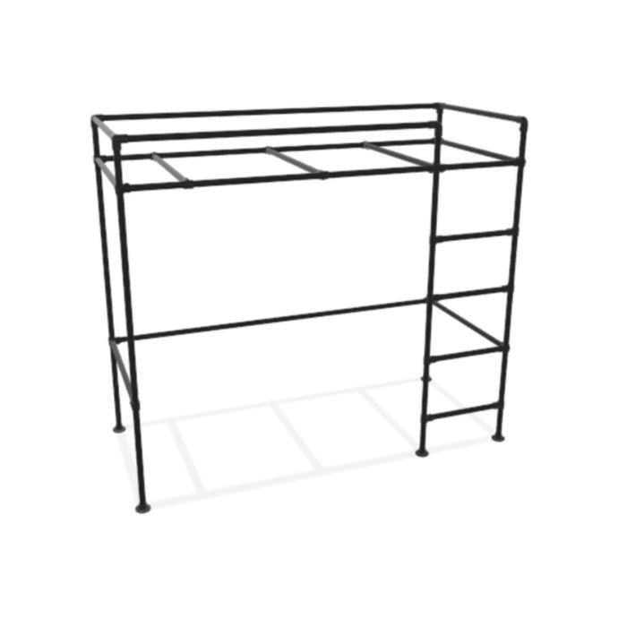 meer en meer Zaailing Identificeren Hoogslaper Geneve | Zwart 33.7 mm | Voet | DIY