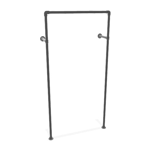 Kledingrek Cardiff - M / 26,9 mm / zwart
