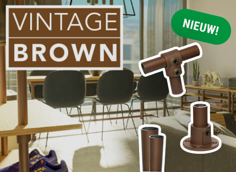 Vintage Brown Steigerbuis