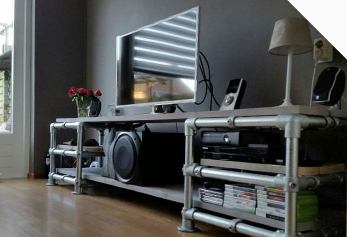 TV Meubel maken van Steigerbuis (TIP)