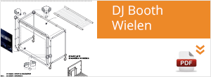 Werktekening Steigerbuis DJ Booth / DJ Meubel Werktekening Steigerbuis DJ Booth / DJ Meubel